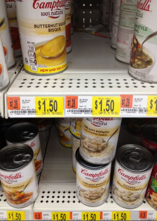 Campbell’s Naturals Soups Printable Coupon + Walmart Deal