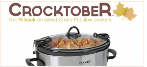 Happy Crocktober! Get $5 Back on Select Crock-Pot Slow Cookers