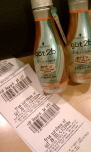 got2b Oil-licious Hair Product Moneymaker at Rite Aid