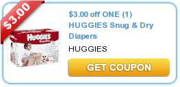 High Value Huggies Diaper Coupon + CVS & Walgreens Scenarios