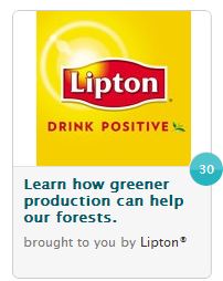 Recyclebank: Earn 30 Points With Lipton