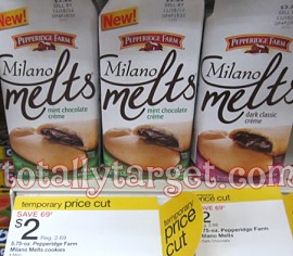 Milano Melts Coupons + Target Price Cut Deal