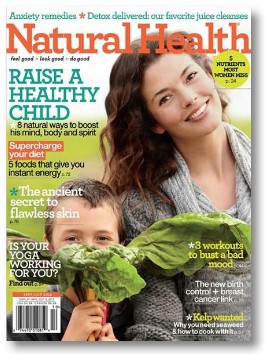 Natural Health Magazine Subscription for $4.29 (72¢ per issue)