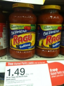 Ragu + Market Pantry Deals at Target