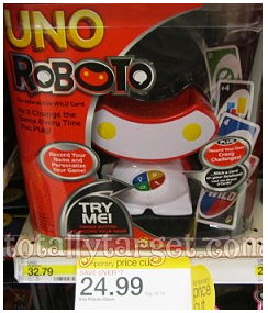 New $10 Off UNO Roboto Game Coupon + Target Scenario