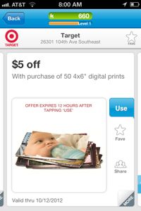 Target: 50 FREE 4×6 Prints With Shopkick Coupon