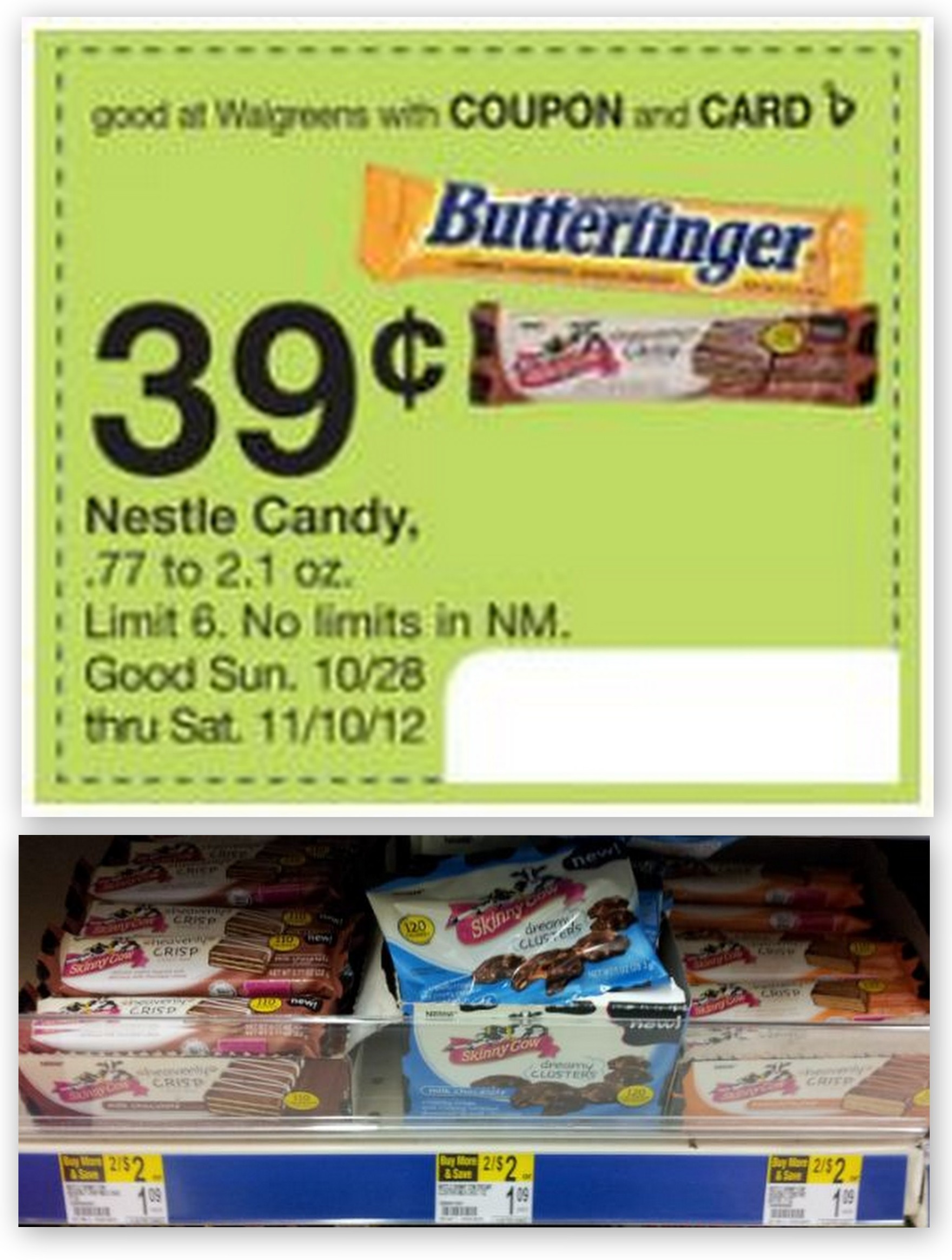 Skinny Cow Singles Candy Just 19¢ at Walgreens