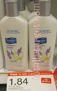 Target: Suave 10 oz Lotion Just 59¢ (No Coupons Needed)