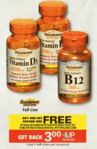 Possible Sundown Vitamins Moneymaker at Rite Aid