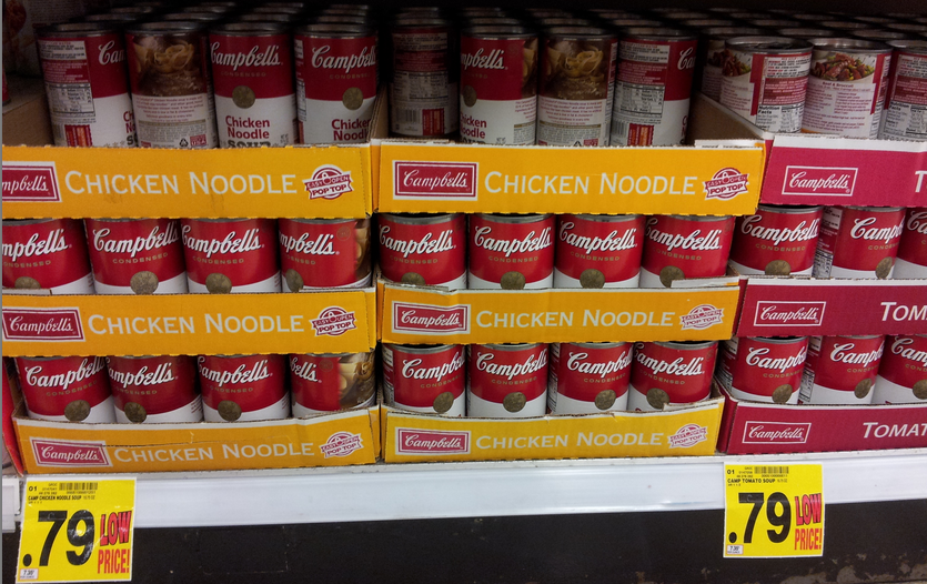 Select Campbell’s Soup For As Low As 25¢