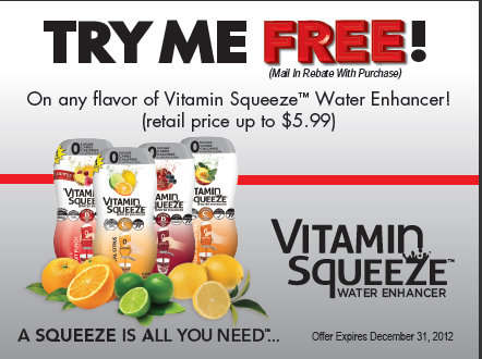 FREE Vitamin Squeeze Water Enhancer After Rebate