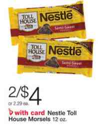 New Nestle Toll House Morsel Coupons + Walgreens Deal