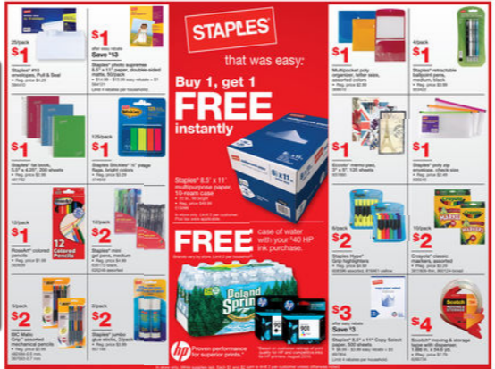 Staples Deals for 11/04-11/10