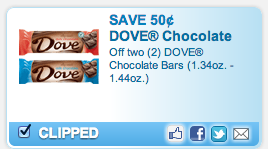 Printable Coupons: Dove Chocolates, Duncan Hines, Earthbound Farm, Celestial Seasonings, Gold Medal Flour and More