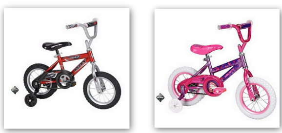 Huffy 12″ Bikes for Boy or Girl for $39.97!