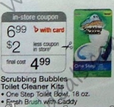 Walgreens: Scrubbing Bubbles Fresh Brush With Caddy Just $2.99 (Reg. $9.99)