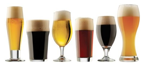 Libbey Craft Brew Sampler Clear Beer Glass 12 piece Set $30