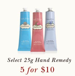Crabtree & Evelyn: $10 off Coupon Code + Free Shipping on ANY Order (Hand Creams for 5/$10 is Back)