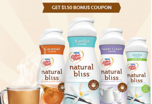 *High Value* $1.50/1 Coffee-Mate Natural Bliss Creamer Coupon
