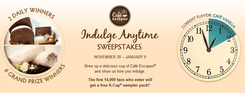 FREE Cafe Escapes K-Cup Sampler Pack