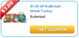 Butterball Turkey Printable Coupons | Save $3 off