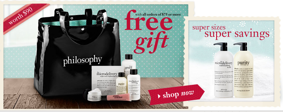 Philosophy FREE Gift With Purchase Plus Free Shipping