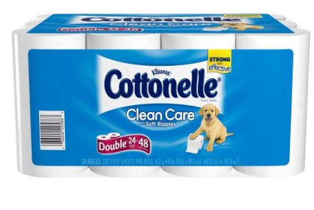 48 Rolls of Cottonelle Gentle Care Toilet Paper for $20.94 Shipped