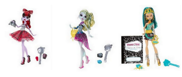 Discounted Monster High Dolls: Nefera de Nile Doll, Dot Dead Gorgeous,  High Roller Maze Ghoulia  and More