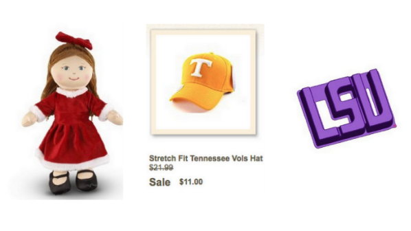 Cracker Barrel: Butterflies Dolls for $11.99, NCAA Get Half Off and More Plus Free Shipping Offer