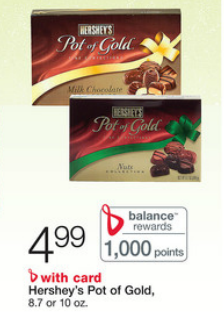 Walgreens: Hershey’s Pot of Gold as low as $1.99