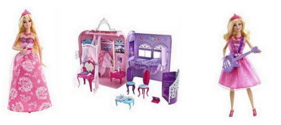 Barbie Princess and the Popstar Dolls and Playset as much as 54% off (as low as $5.99)