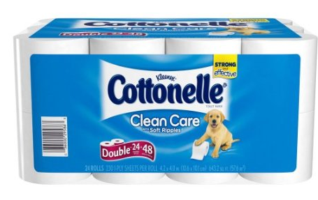 48 Double Rolls of Cottonelle Toilet Paper for $19.54 Shipped