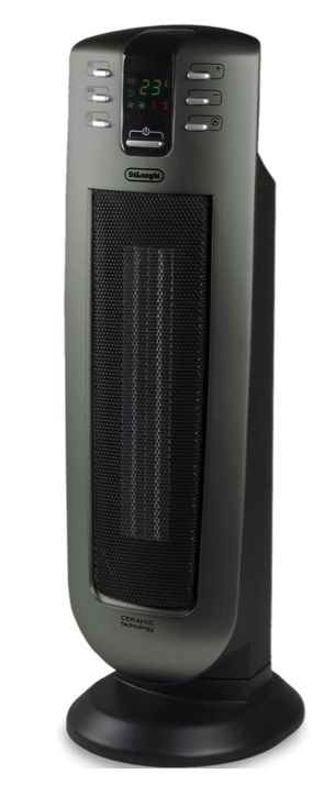 DeLonghi24 In. Ceramic Tower Heater with Remote Control $29.99