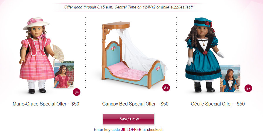 *Expired Now* American Girl Special Collection Sale 60% Off (Today Only)