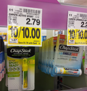 Sports Ready Chapstick for 45¢ (as low as free)