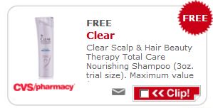 Free Scalp & Hair Therapy Total Care Nourishing Shampoo Printable CVS Coupon