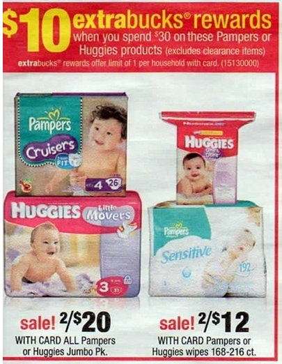 *HOT* Huggies & Pampers Diaper and Wipes Deals at CVS