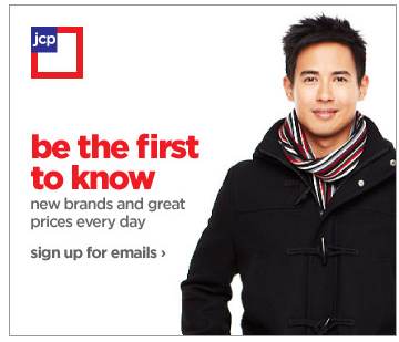JC Penney Email Signup = Exciting News