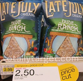 Organic Late July Multigrain Tortilla Chips Coupon + Target Scenario