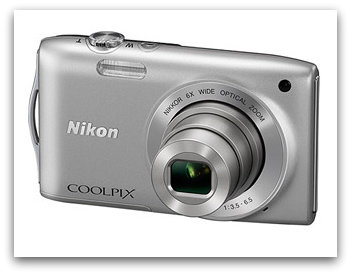 Nikon Silver S3200 Digital Camera for $69 Shipped