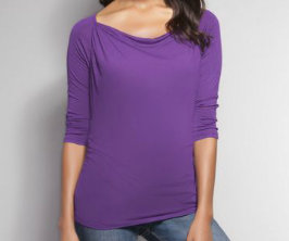 purple shirt