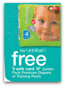W Brand Jumbo Pack Diapers, Training Pants and Wipes Deals at Walgreens (no coupons required)