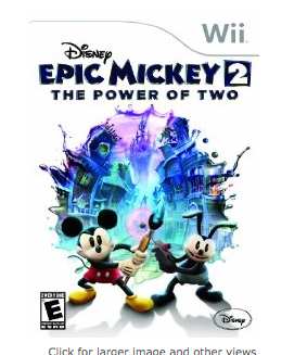 Disney Epic Mickey 2 Wii Game for $9.99 Shipped