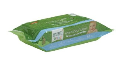 384 Seventh Generation Baby Wipes for $7.99 Shipped