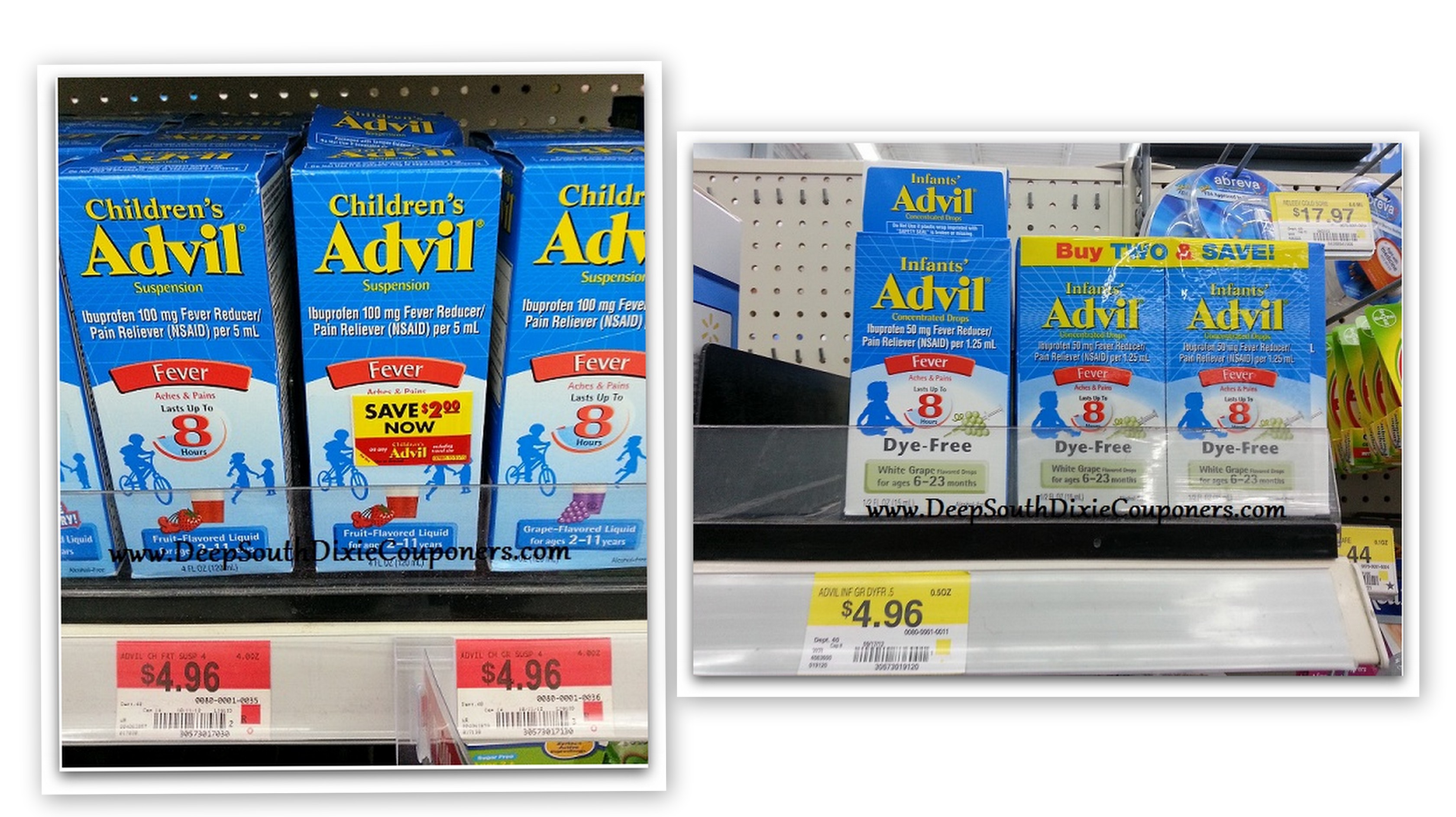 Children’s or Infant Advil Printable Coupon | Makes It Less Than $2 at Walmart