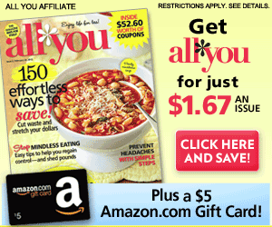 All You Magazine Subscription Plus Bonus $5 Amazon Gift Card
