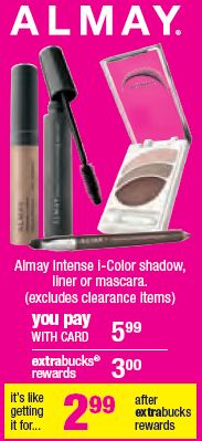 Possibly FREE Almay Cosmetic Products at CVS