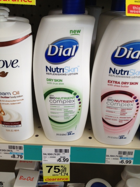 Dial NutriSkin Lotion As Low As 24¢ at CVS