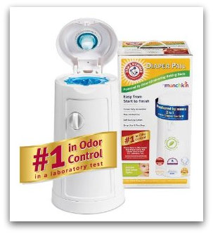 Munchkin Arm and Hammer Diaper Pail for $20 Shipped
