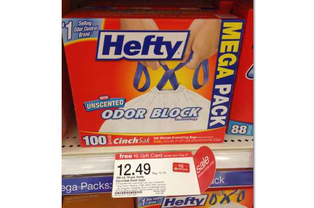Target Hefty Waste Bags Gift Card Promotion | Makes them 9¢ Each